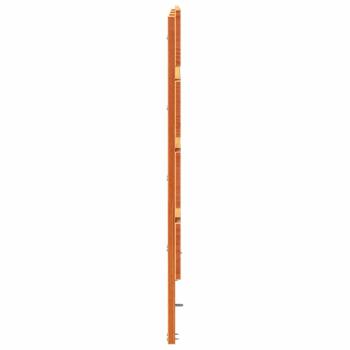 Kopfteil Wachsbraun 200,5 x 3 x 80 cm Massivholz Kiefer