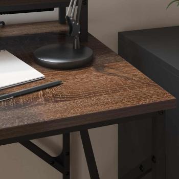 Schreibtisch Braune Eiche 100 x 50 x 86.5 cm Holzwerkstoff