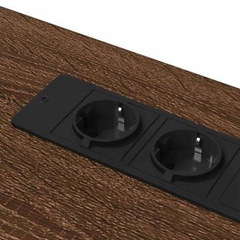 Schreibtisch Braune Eiche 100 x 50 x 86.5 cm Holzwerkstoff