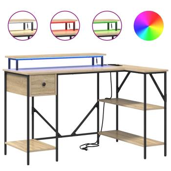 Schreibtisch Sonoma Eiche 120 x 79 x 86.5 cm Holzwerkstoff
