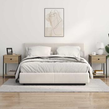 Nachttische 2 pcs Sonoma Eiche 42 x 41 x 56 cm Holzwerkstoff