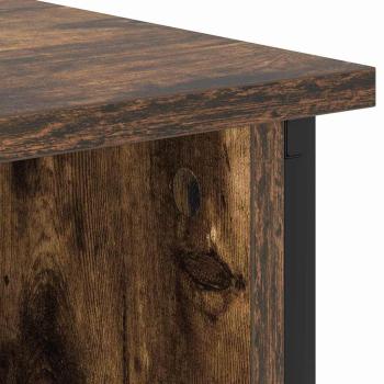 Nachttisch 2 pcs Räuchereiche 38 x 31 x 61 cm Holzwerkstoff