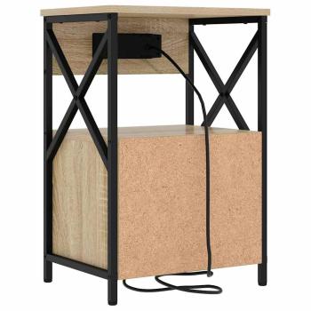 Nachttisch 2 pcs Sonoma Eiche 40 x 31 x 60 cm Holzwerkstoff