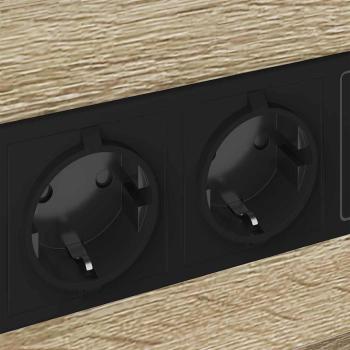 Nachttisch 2 pcs Sonoma Eiche 40 x 31 x 60 cm Holzwerkstoff