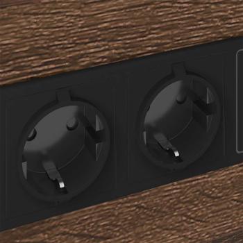 Nachttisch 2 pcs Braune Eiche 40 x 31 x 60 cm Holzwerkstoff