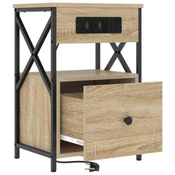 Nachttisch Sonoma Eiche 40 x 31 x 60 cm Holzwerkstoff