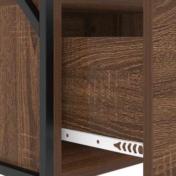 Nachttisch Braune Eiche 40 x 31 x 60 cm Holzwerkstoff