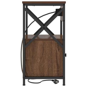 Nachttische 2 pcs Braune Eiche 40 x 31 x 60 cm Holzwerkstoff