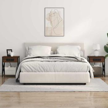 Nachttisch Braun Eiche 41 x 31 x 51 cm Holzwerkstoff