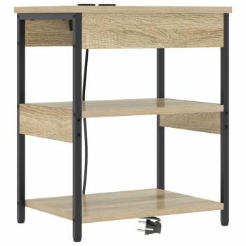 Nachttisch 2 Stk. Sonoma-Eiche 41 x 31 x 51 cm Holzwerkstoff