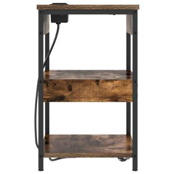 Nachttisch Räuchereiche 41 x 31 x 51 cm Holzwerkstoff