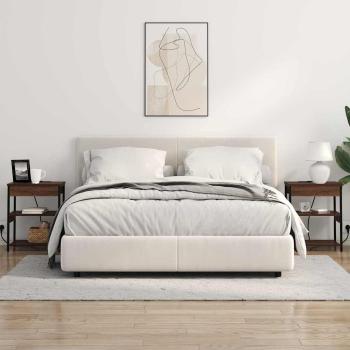 Nachttisch Braune Eiche 41 x 31 x 51 cm Holzwerkstoff