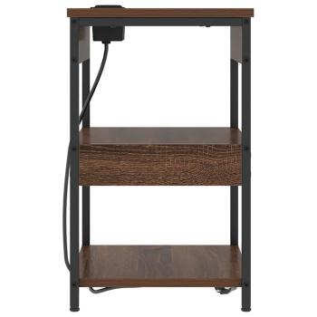 Nachttische 2 pcs Braune Eiche 41 x 31 x 51 cm Holzwerkstoff