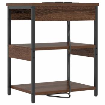 Nachttische 2 pcs Braune Eiche 41 x 31 x 51 cm Holzwerkstoff