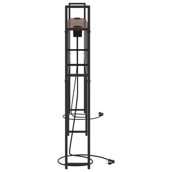 Stauraum-Kopfteil Braune Eiche 180 cm Holzwerkstoff