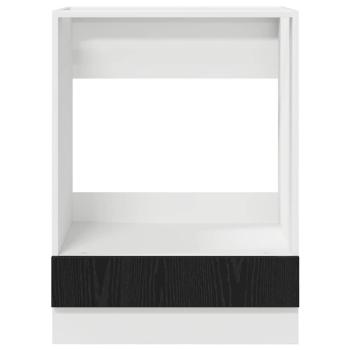Backofen-Schrank Schwarze Eiche 60 x 46 x 81.5 cm Holzwerkstoff