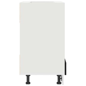 Backofen-Schrank Schwarze Eiche 60 x 46 x 81.5 cm Holzwerkstoff