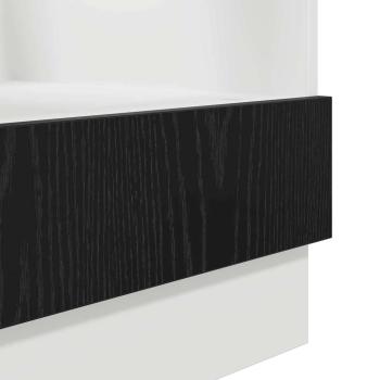 Backofen-Schrank Schwarze Eiche 60 x 46 x 81.5 cm Holzwerkstoff