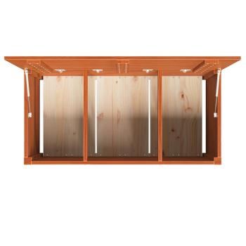 Gartenlagerbox mit Speicher Wachsbraun 101 x 50.5 x 46.5 cm
