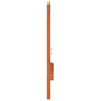 Bett Kopfteil Wachsbraun 145.5 x 4 x 104 cm Massivholz Kiefer