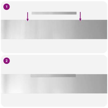 Rasenrand 4 pcs Silber 450 x 15 cm Verzinkter Stahl