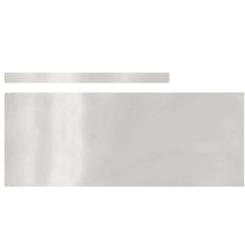 Rasenrand Silber 450 x 20 cm Edelstahl