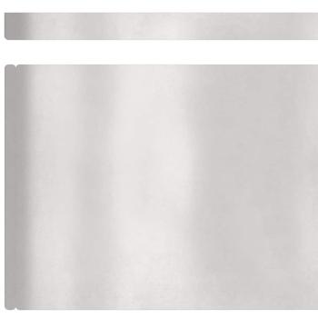 Rasenrand Silber 450 x 20 cm Edelstahl