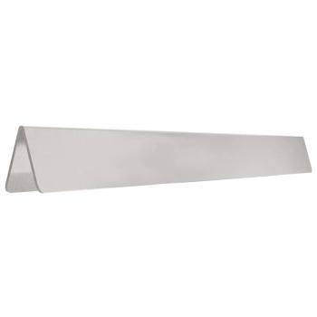 Rasenrand Silber 450 x 25 cm Edelstahl