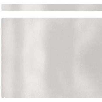 Rasenrand Silber 450 x 25 cm Edelstahl