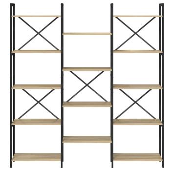 Regal Sonoma Eiche 156 x 25 x 167.5 cm Holzwerkstoff