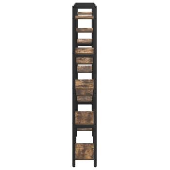 Regal Räuchereiche 156 x 25 x 167.5 cm Holzwerkstoff