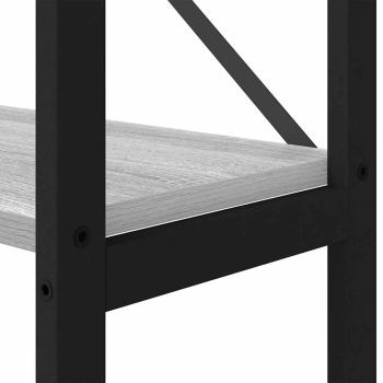 Regal Grau Sonoma 156 x 25 x 167.5 cm Holzwerkstoff