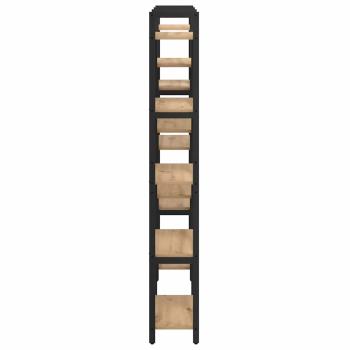 Regal Eiche handwerklich 156 x 25 x 167.5 cm Holzwerkstoff