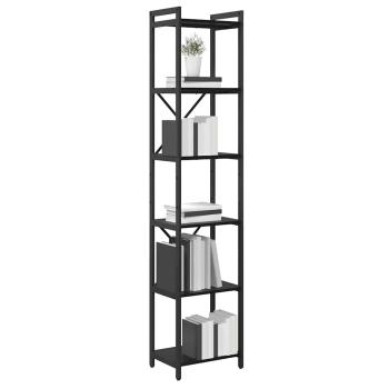 Bücherregal Schwarze Eiche 40 x 30 x 188 cm Holzwerkstoff