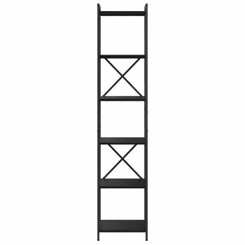 Bücherregal Schwarze Eiche 40 x 30 x 188 cm Holzwerkstoff
