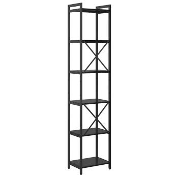 Bücherregal Schwarze Eiche 40 x 30 x 188 cm Holzwerkstoff