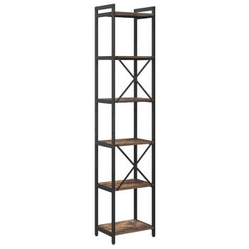 Bücherregal Räuchereiche 40 x 30 x 188 cm Holzwerkstoff