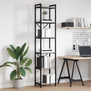 Bücherregal Grau Sonoma 40 x 30 x 188 cm Holzwerkstoff
