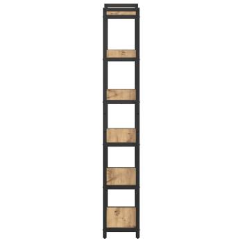 Bücherregal Eiche handwerklich 40 x 30 x 188 cm Holzwerkstoff