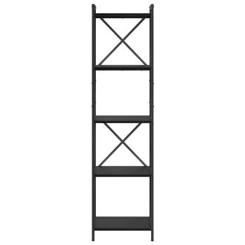 Bücherregal Schwarze Eiche 40 x 30 x 153 cm Holzwerkstoff