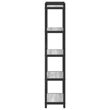 Bücherregal Grau Sonoma 40 x 30 x 153 cm Holzwerkstoff