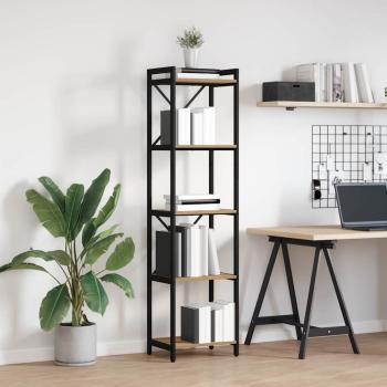 Bücherregal Eiche handwerklich 40 x 30 x 153 cm Holzwerkstoff