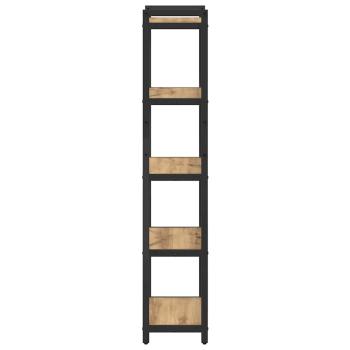 Bücherregal Eiche handwerklich 40 x 30 x 153 cm Holzwerkstoff