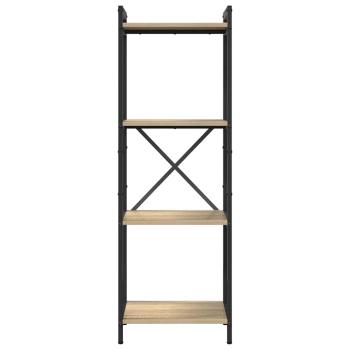 Bücherregal Sonoma Eiche 40 x 30 x 118 cm Holzwerkstoff