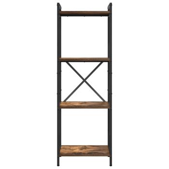Bücherregal Räuchereiche 40 x 30 x 118 cm Holz