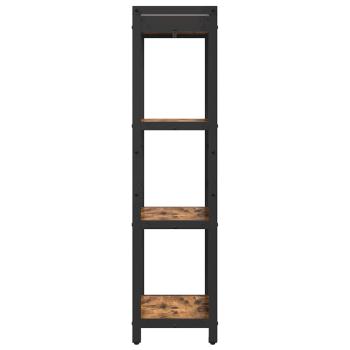 Bücherregal Räuchereiche 40 x 30 x 118 cm Holz