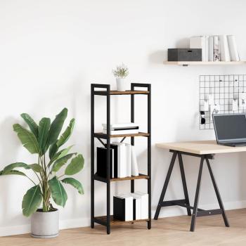 ARDEBO.de - Bücherregal Altholz 40 x 30 x 118 cm Massivholz
