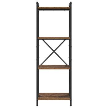 Bücherregal Altholz 40 x 30 x 118 cm Massivholz