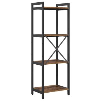 Bücherregal Altholz 40 x 30 x 118 cm Massivholz