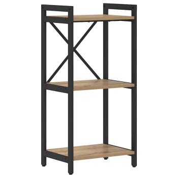 Bücherregal Eiche handwerklich 40 x 30 x 83 cm Holzwerkstoff